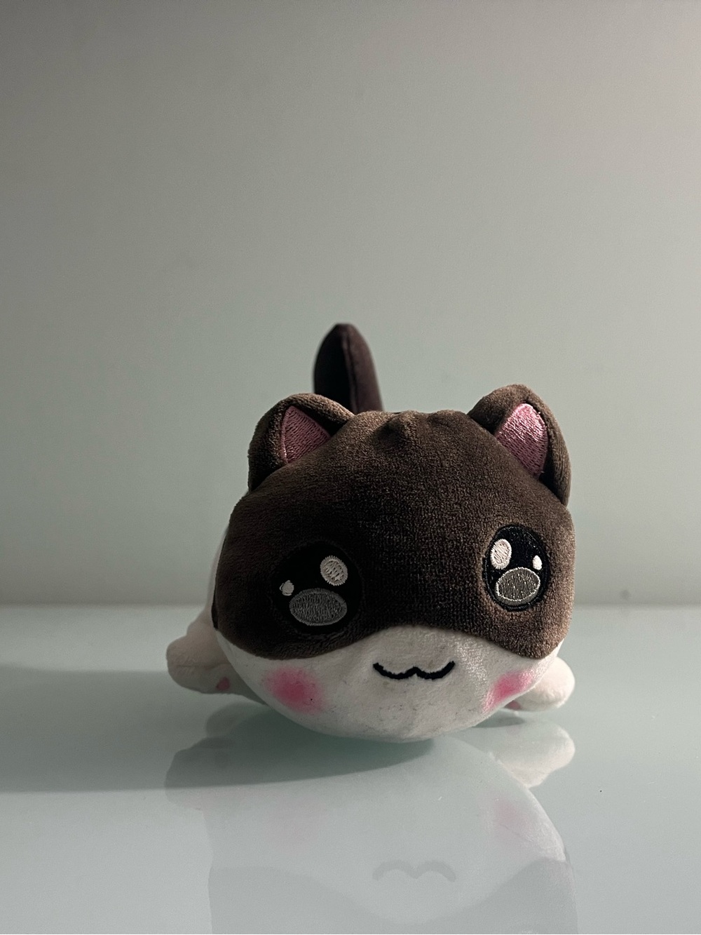 Aphmau Meemeows Mystery PlushToy Litter Series 1 Johnny Cat 6” Brown White (P-3)